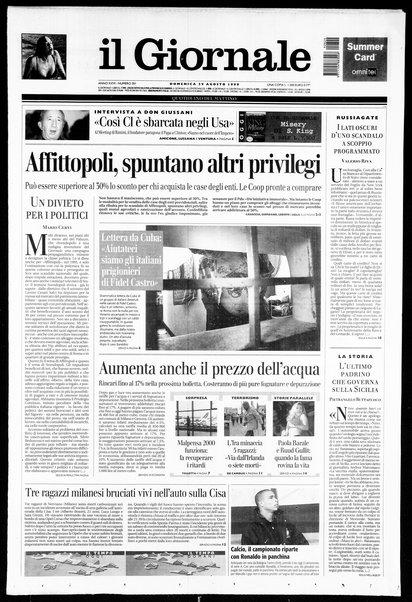 Il giornale : quotidiano del mattino